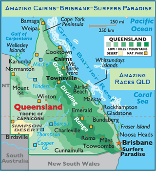 QUEENSLAND Amazing Races in QLD The Gold and Sunshine State