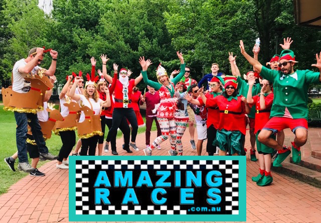 Amazing Race Christmas Team activities and Events in Sydney to Gold Coast